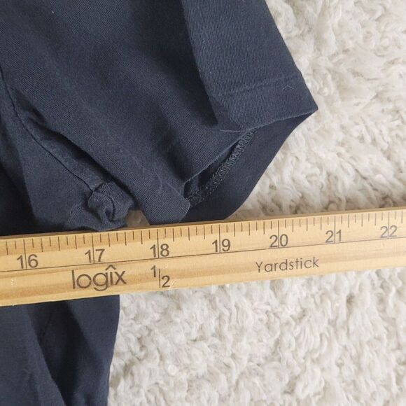 Armani Exchange T Shirt Women's Small Black Tribal Diamond Argyle Short‎ Sleeve - Picture 6 of 8